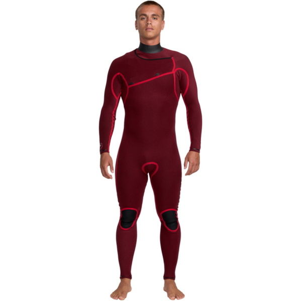 2026 Quiksilver Da Uomo Highline 3/2mm Chest Zip Muta 25AW213500 - Blue Fog